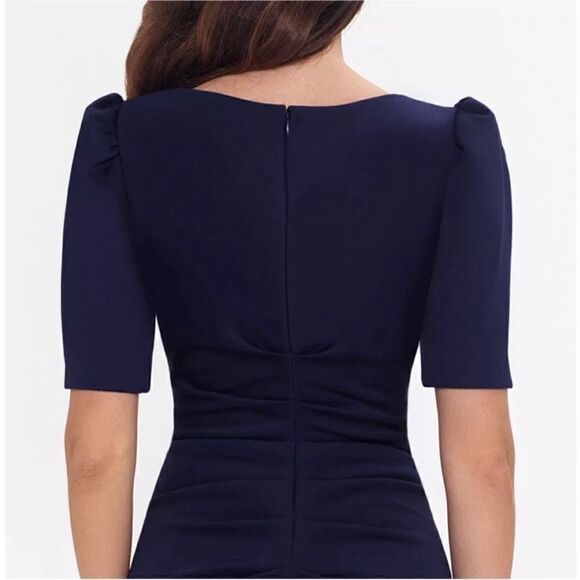 XSCAPE Puff-Sleeve Gown - Picture 5 of 9